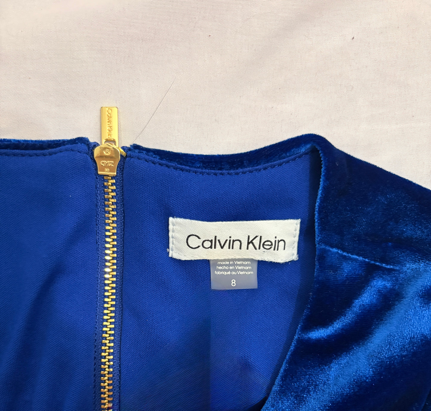 Vestido Calvin Klein azul Talla M