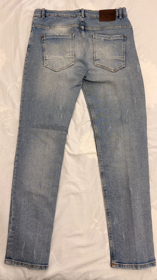 Jean Color Blue hombre azul claro Talla M