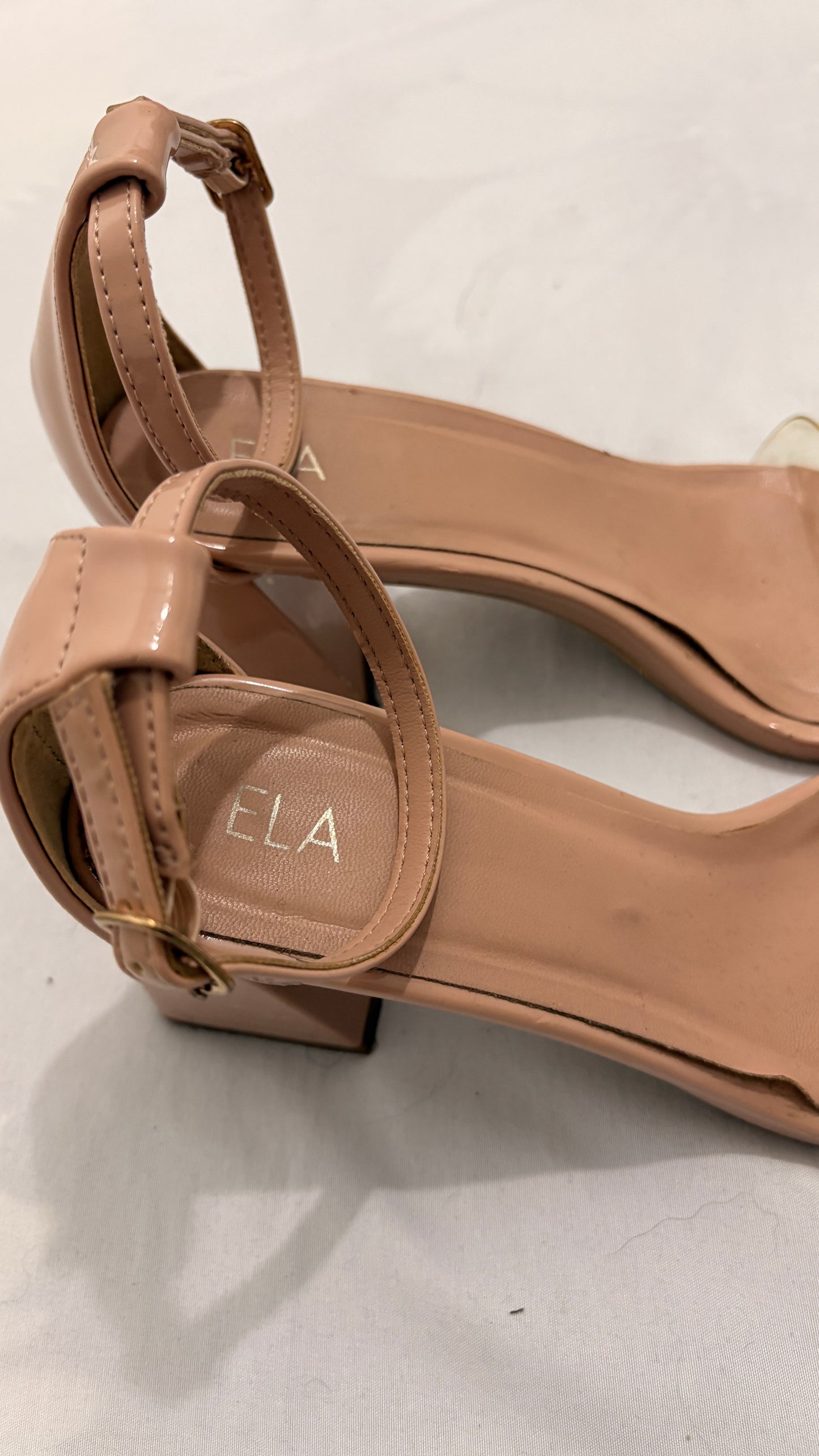 Tacones Ela Biege Talla 37