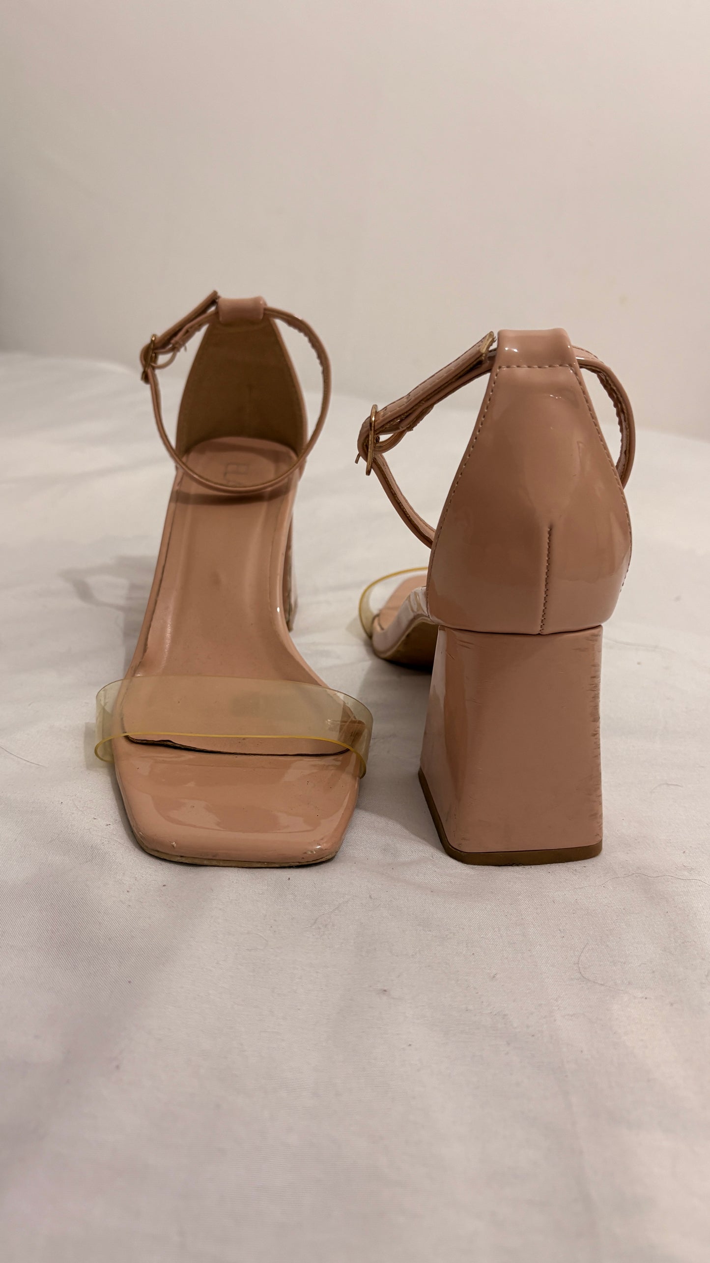 Tacones Ela Biege Talla 37