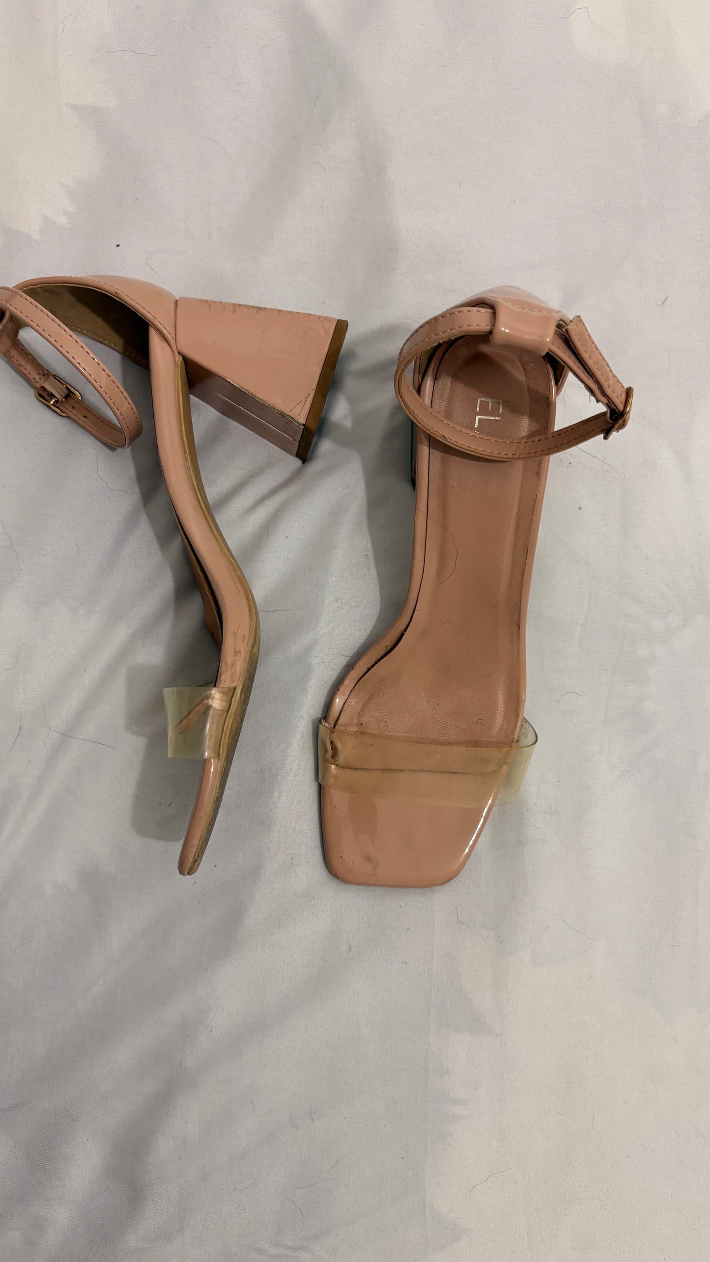 Tacones Ela Biege Talla 37