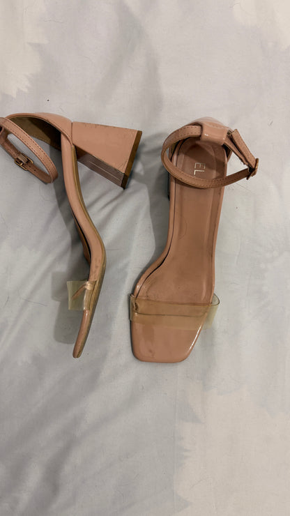 Tacones Ela Biege Talla 37