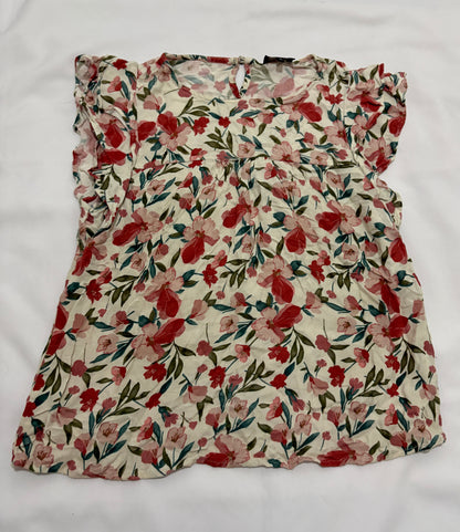 Blusa Naf Naf Floreada Talla M
