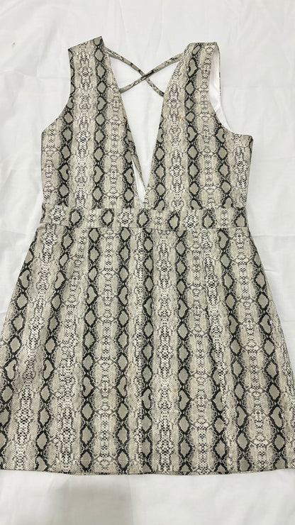 Vestido Navissi Animal Print