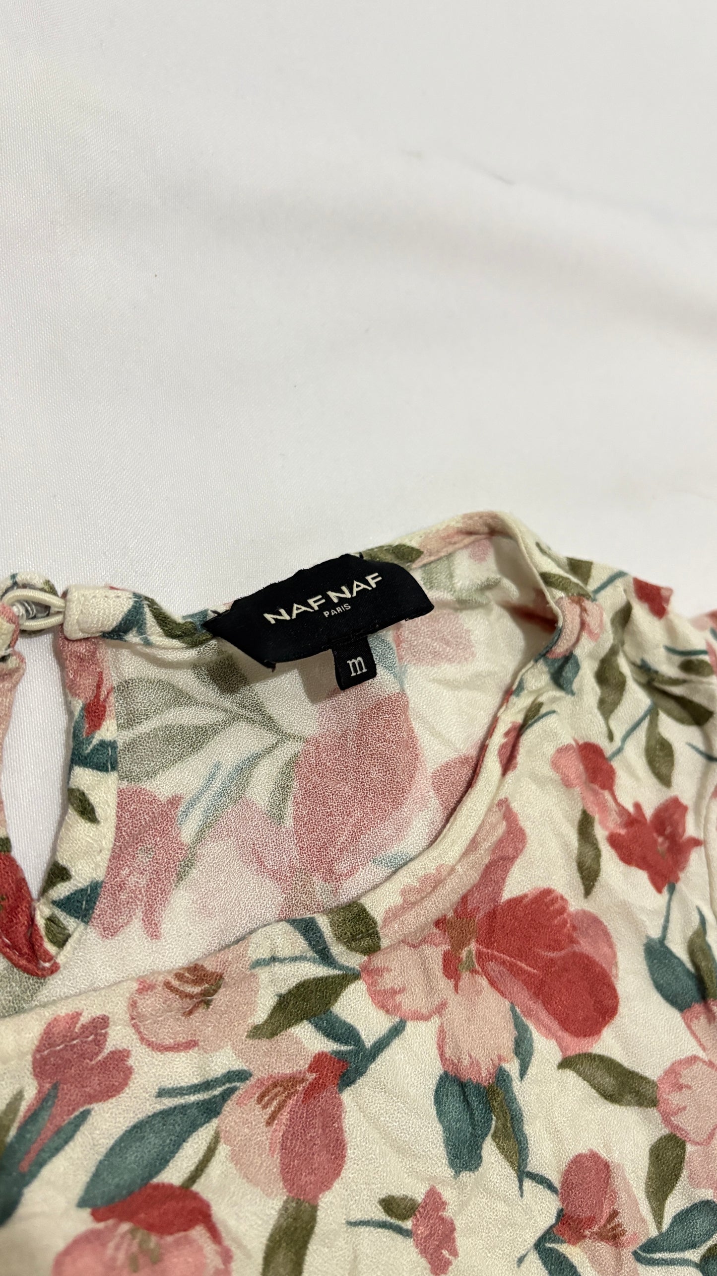 Blusa Naf Naf Floreada Talla M
