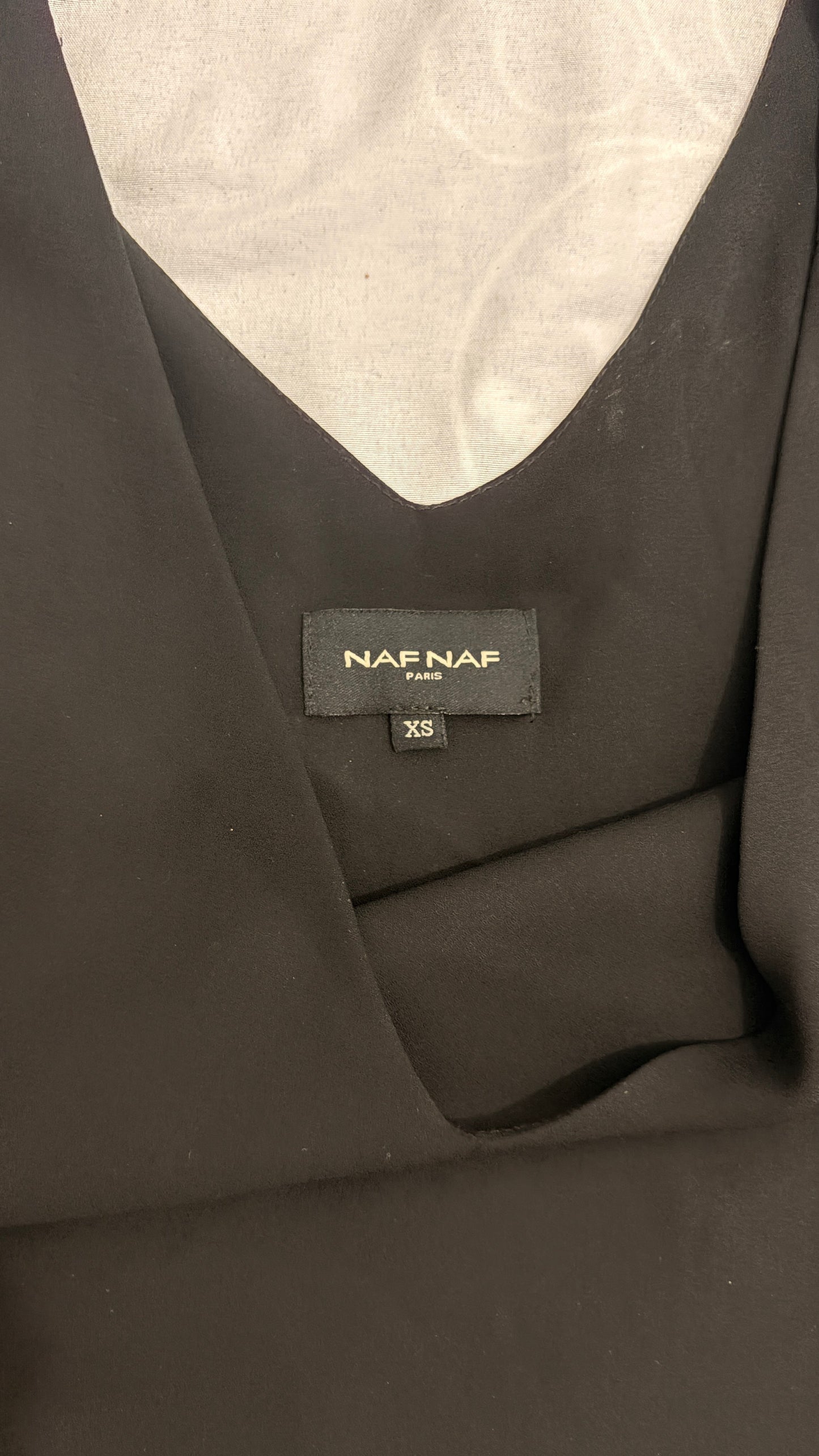 Blusa Naf Naf negra Talla XS