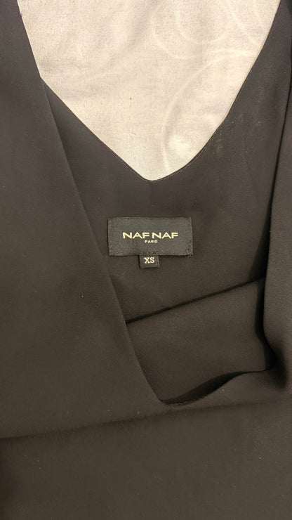 Blusa Naf Naf negra Talla XS