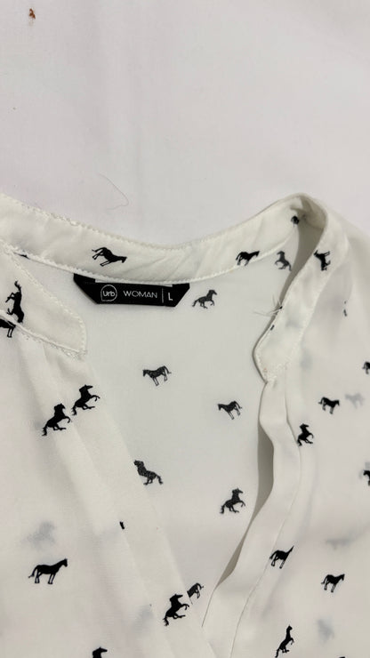 Blusa Urb Traslucida Talla L
